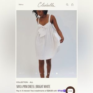 Cleobella Shyla Mini Dress-size small